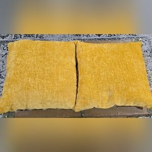 2 Pillows Harvest Gold color